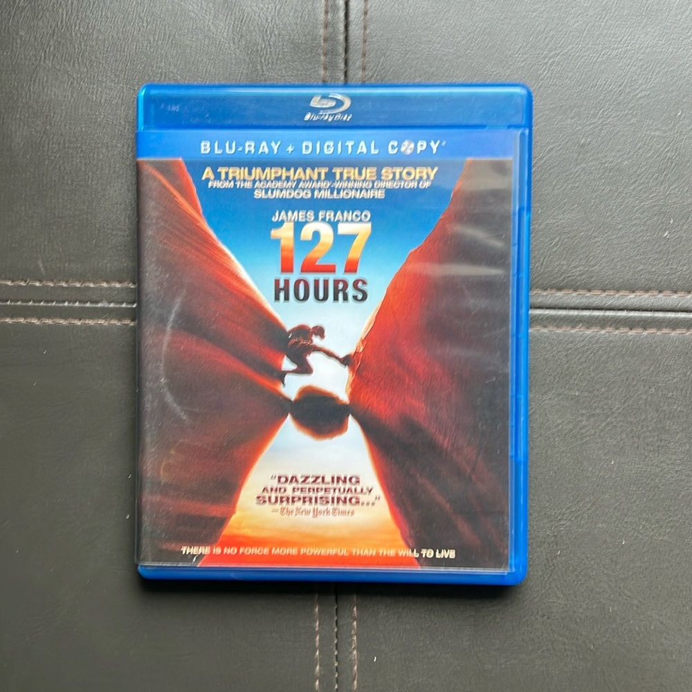 127 Hours Movie James Franco Two Disc Set Blu-Ray Digital